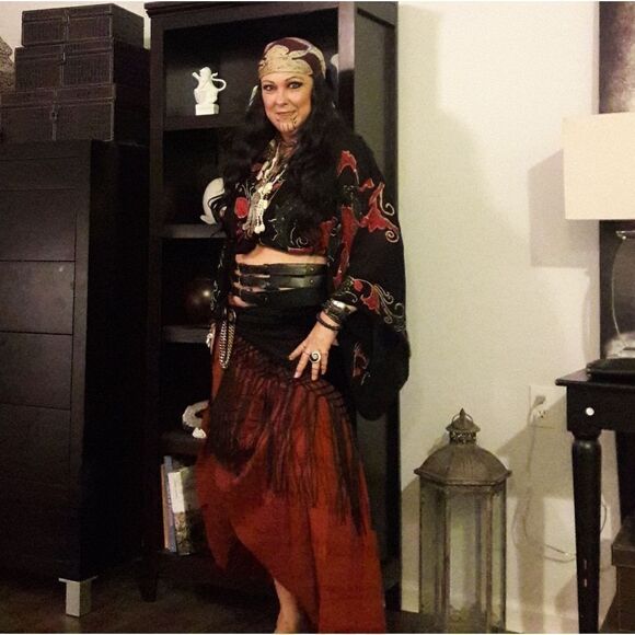My Gypsy Halloween Outfit - Picture 5 of 7